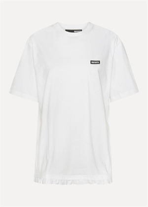 Large tee w. Ruffle Bright White ROTATE